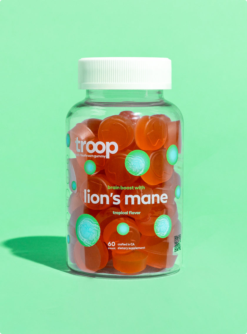  Lion's Mane Mushroom Gummies by Troop Troop Perfumarie