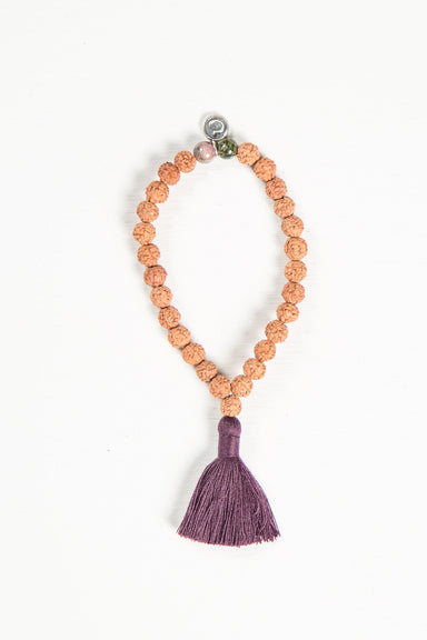  Meditate Bracelet - Purple Rudraksha Mala Collective Perfumarie