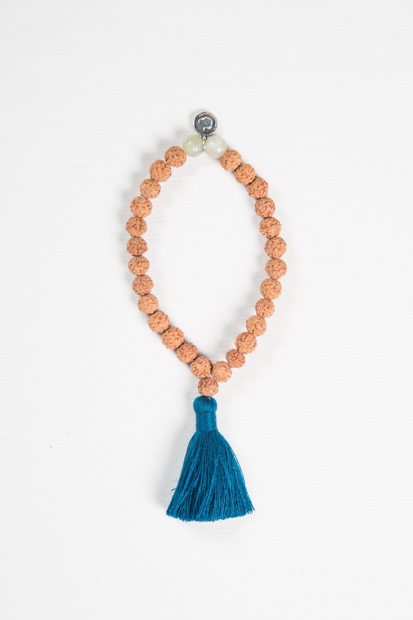  Meditate Bracelet - Teal Rudraksha Mala Collective Perfumarie