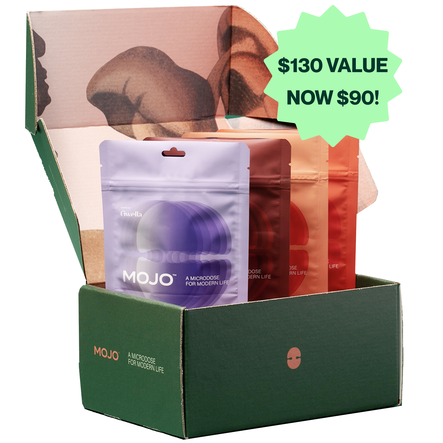  Brain Boost Gummies - Mojo Holiday Bundle by Mojo | Mushroom Dosed Gummies Mojo | Mushroom Dosed Gummies Perfumarie