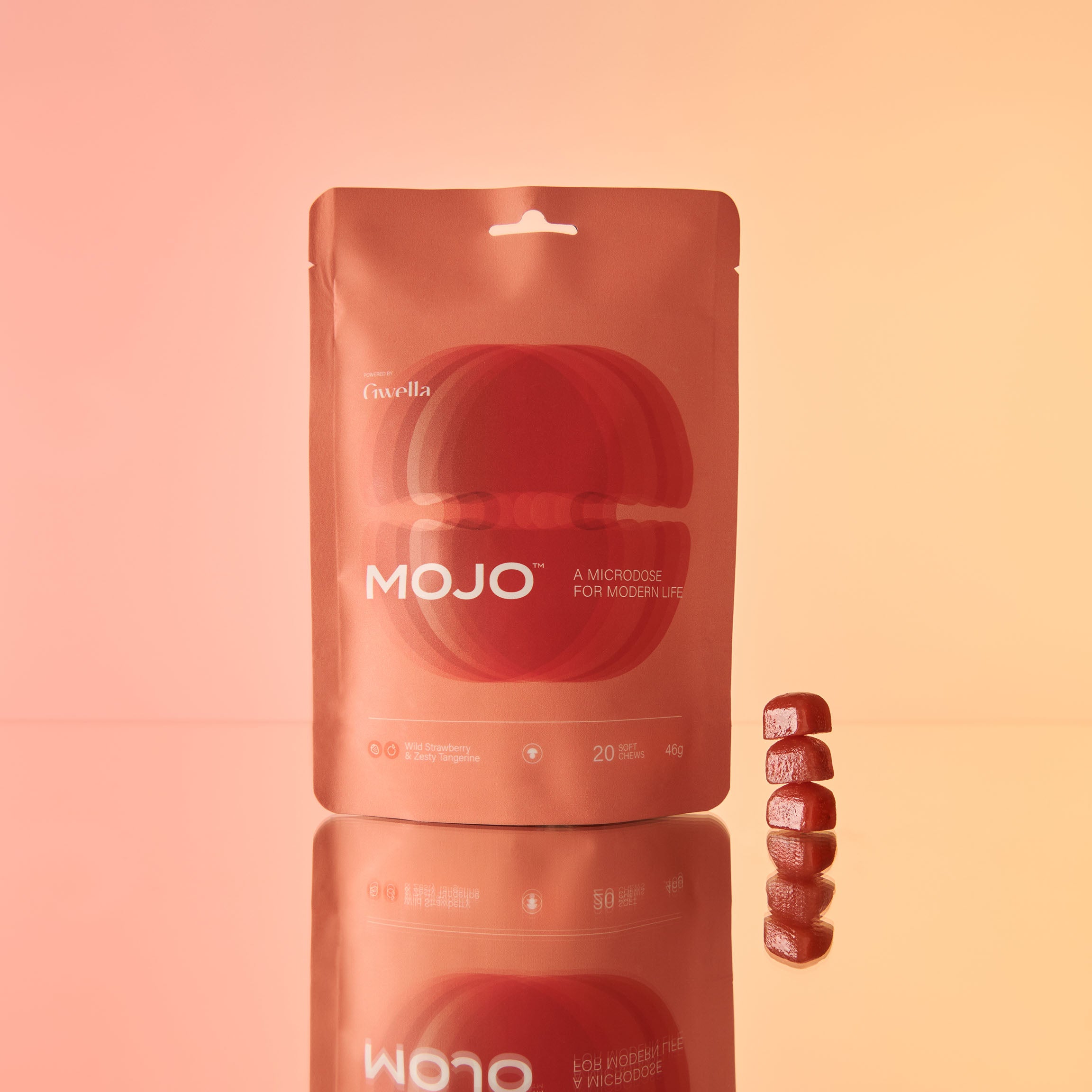  Brain Boost Gummies - Strawberry Tangerine by Mojo | Mushroom Dosed Gummies Mojo | Mushroom Dosed Gummies Perfumarie