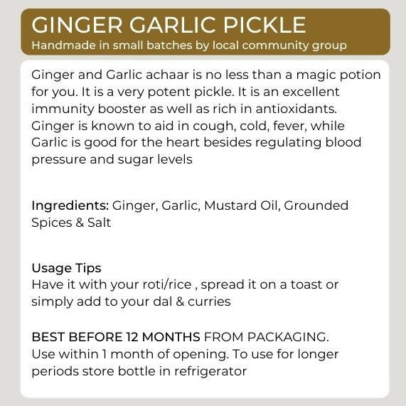  Organic Potli Ginger Garlic Pickle by Distacart Distacart Perfumarie