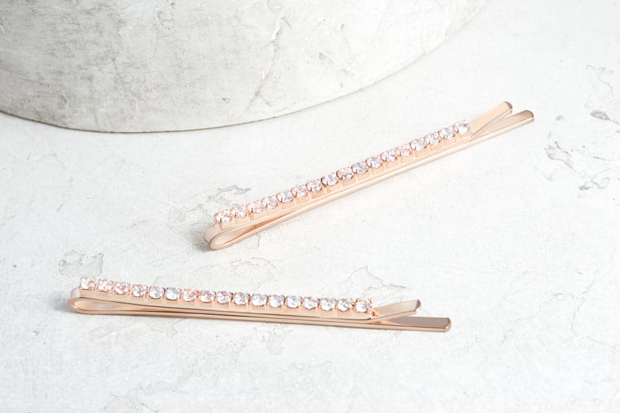  NuMe Sparkle Hair Pin Set of 2-  Rose Gold by NuMe NuMe Perfumarie