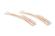  NuMe Double Row Sparkle Hair Pin Set of 2 - Rose Gold by NuMe NuMe Perfumarie