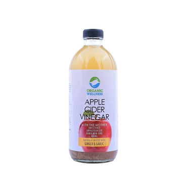  Organic Wellness Apple Cider Vinegar with Mother, Ginger & Garlic by Distacart Distacart Perfumarie