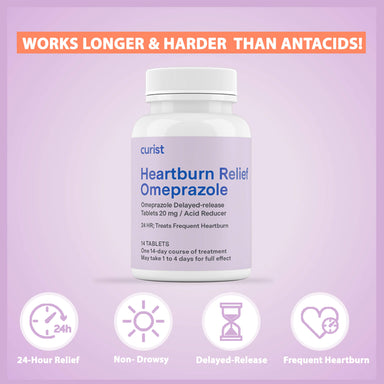  Omeprazole 20 mg Tablets (Generic Prilosec), 42 Ct Curist Perfumarie