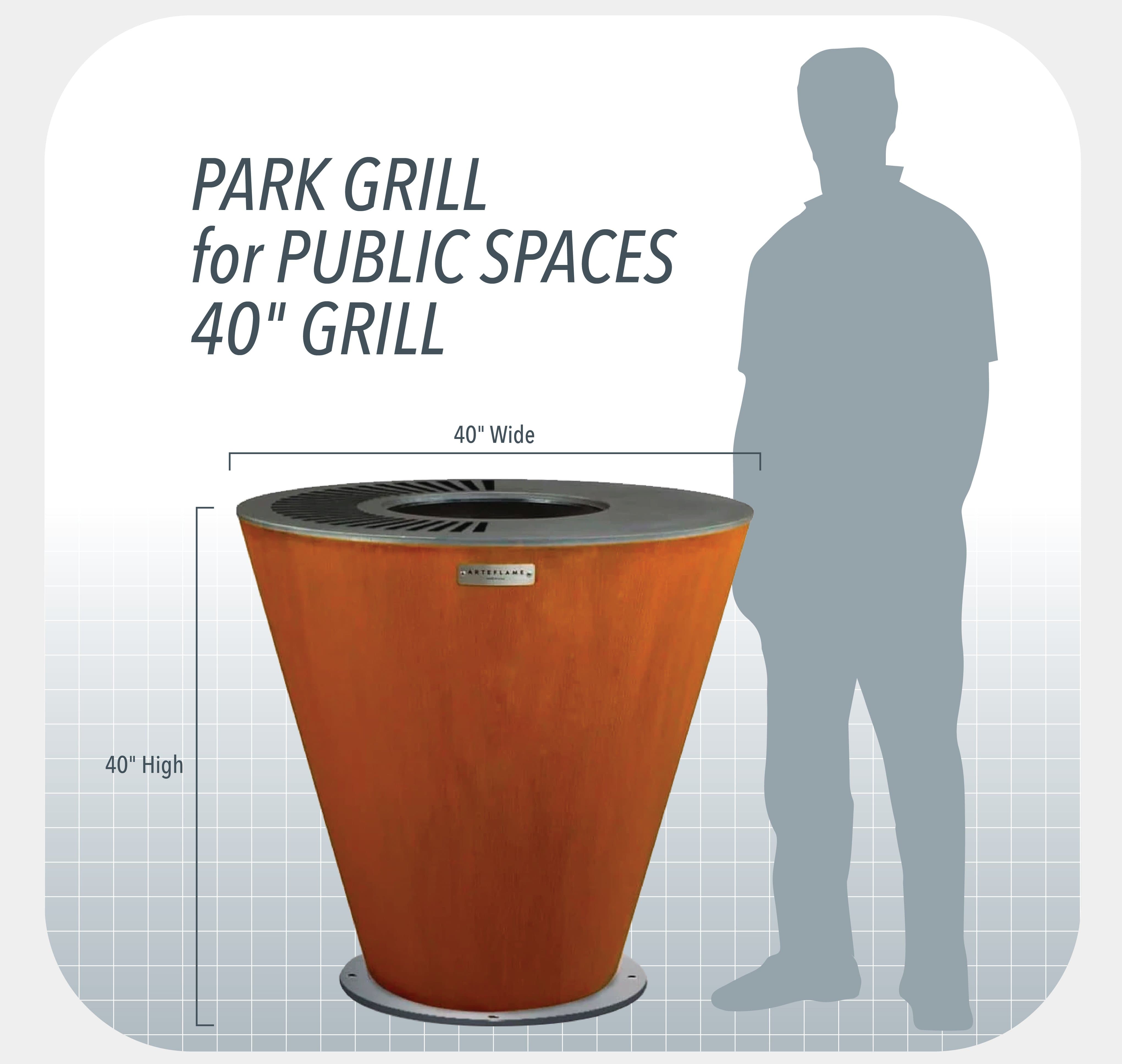  Park Grills For Public Spaces and High Traffic by Arteflame Arteflame Perfumarie