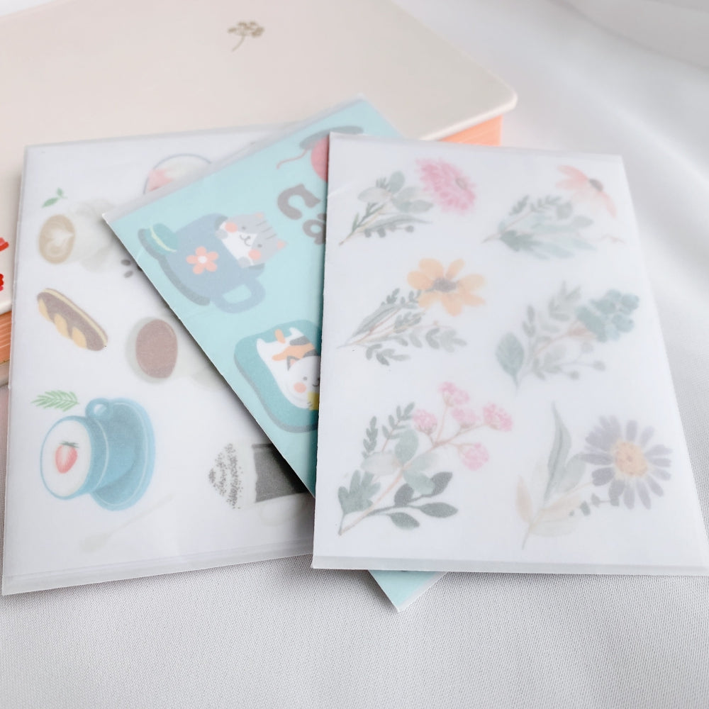  Floral Charm Washi Paper Sticker Set by The Washi Tape Shop The Washi Tape Shop Perfumarie