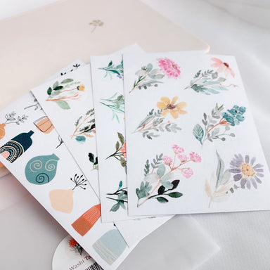  Floral Charm Washi Paper Sticker Set by The Washi Tape Shop The Washi Tape Shop Perfumarie