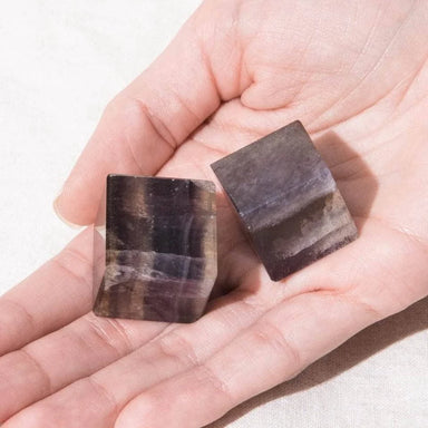  Purple Rainbow Fluorite Cube by Tiny Rituals Tiny Rituals Perfumarie