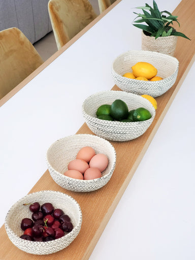  Amari  Round Bowl - Black (Set of 4) by KORISSA KORISSA Perfumarie