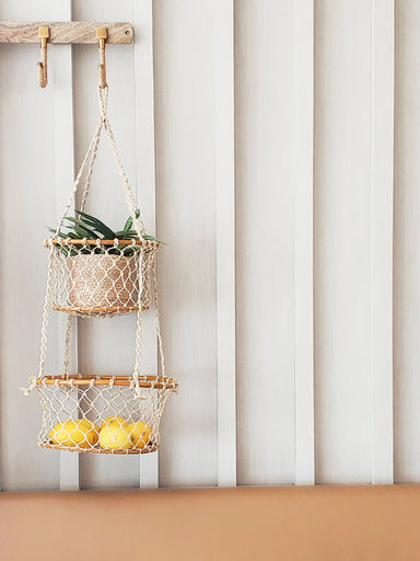  Jhuri Double Hanging Basket by KORISSA KORISSA Perfumarie