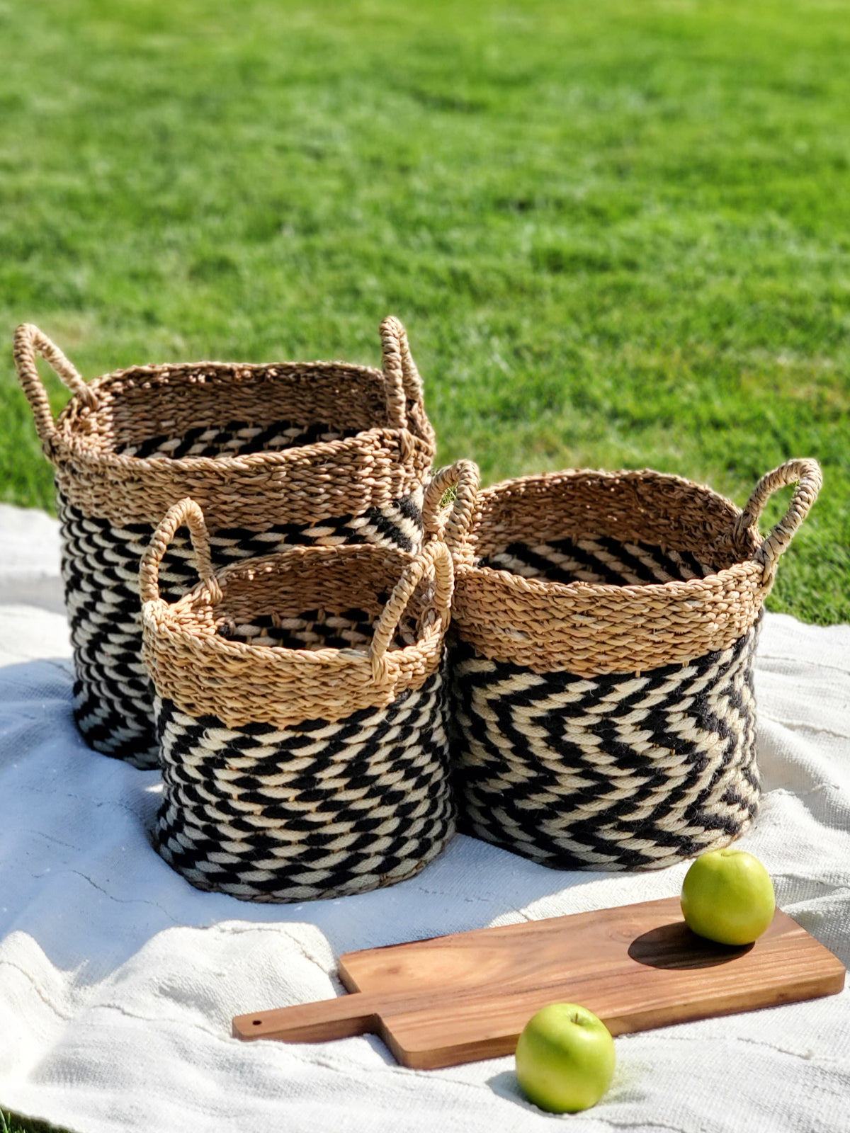  Ula Zigzag Basket by KORISSA KORISSA Perfumarie