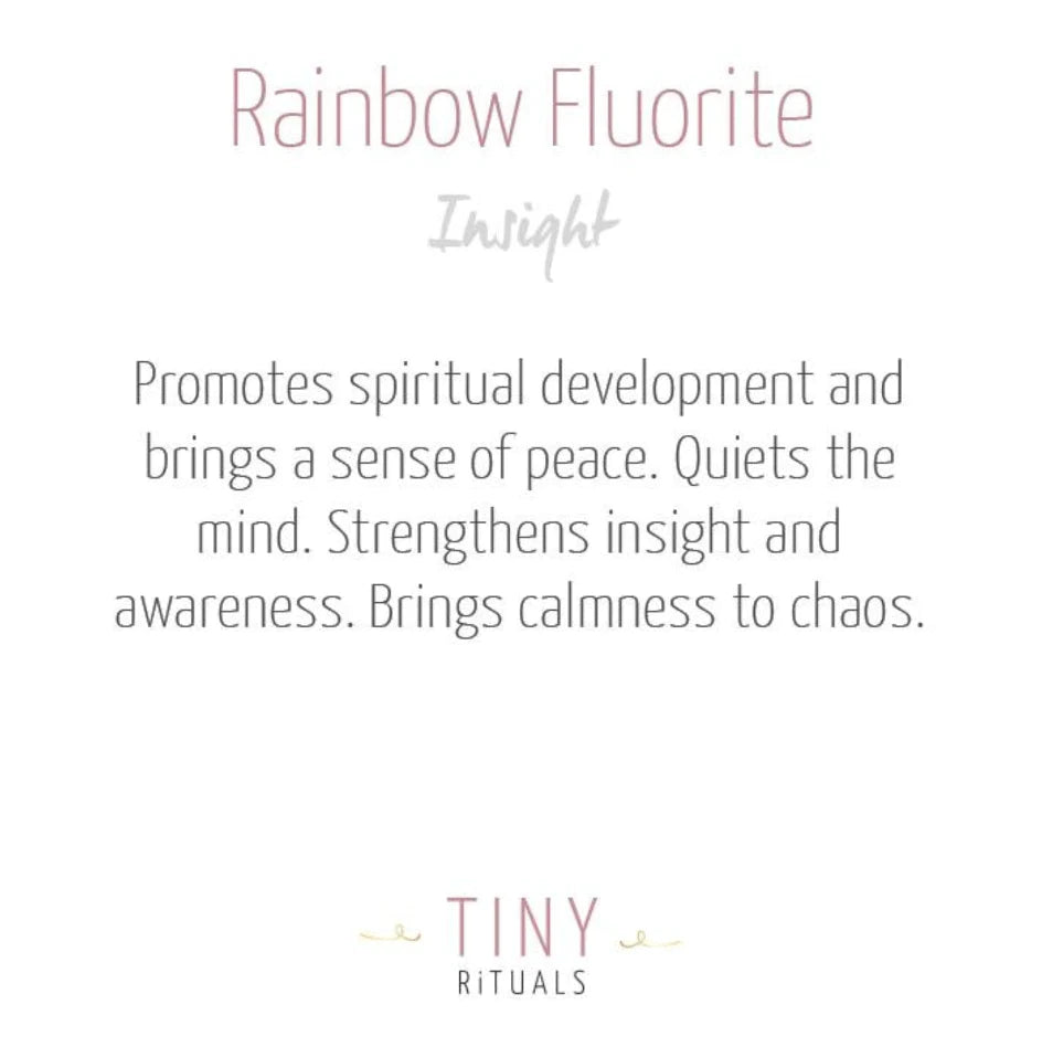  Purple Rainbow Fluorite Pyramid by Tiny Rituals Tiny Rituals Perfumarie