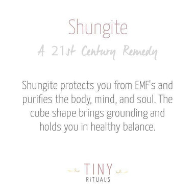  Shungite Worry Stone by Tiny Rituals Tiny Rituals Perfumarie