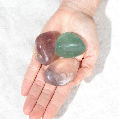  Rainbow Fluorite Stone Set by Tiny Rituals Tiny Rituals Perfumarie