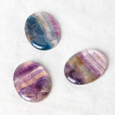  Rainbow Fluorite Worry Stone by Tiny Rituals Tiny Rituals Perfumarie