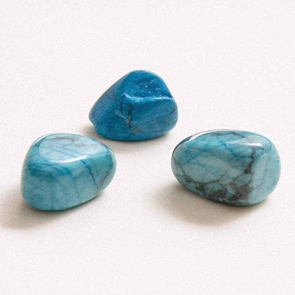  Turquoise Howlite Stone Set by Tiny Rituals Tiny Rituals Perfumarie