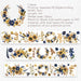  Sunflower & Navy Wide Washi / PET Tape by The Washi Tape Shop The Washi Tape Shop Perfumarie