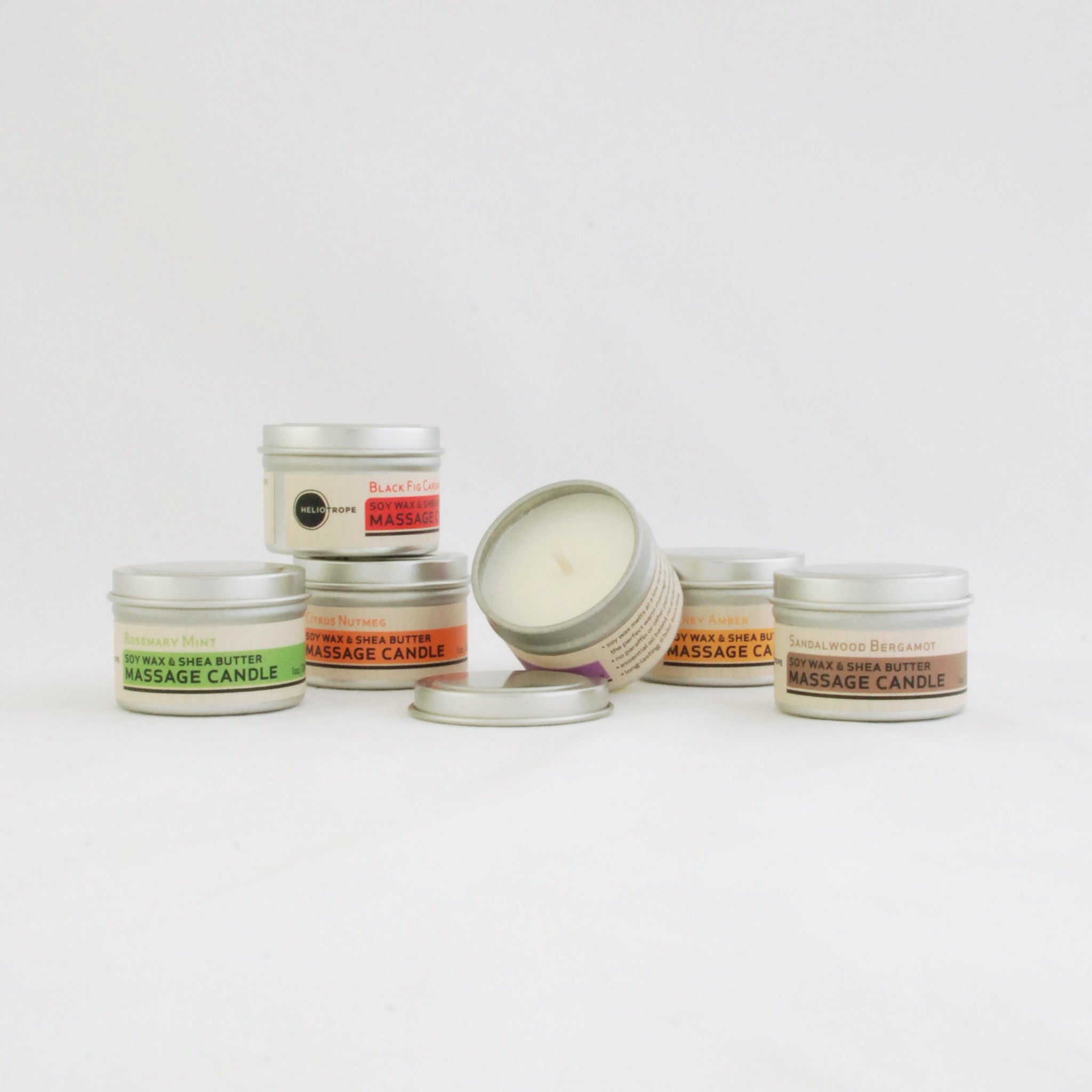  Soy Wax & Shea Butter Massage Candles by Heliotrope San Francisco Heliotrope San Francisco Perfumarie