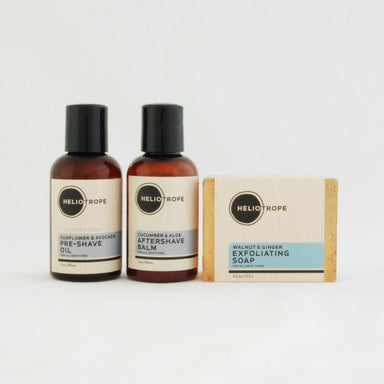  Shaving Travel Sampler by Heliotrope San Francisco Heliotrope San Francisco Perfumarie