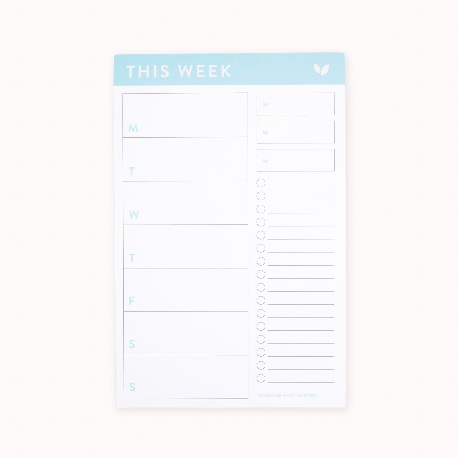  Weekly Sticky Notepad by Cultivate Cultivate Perfumarie