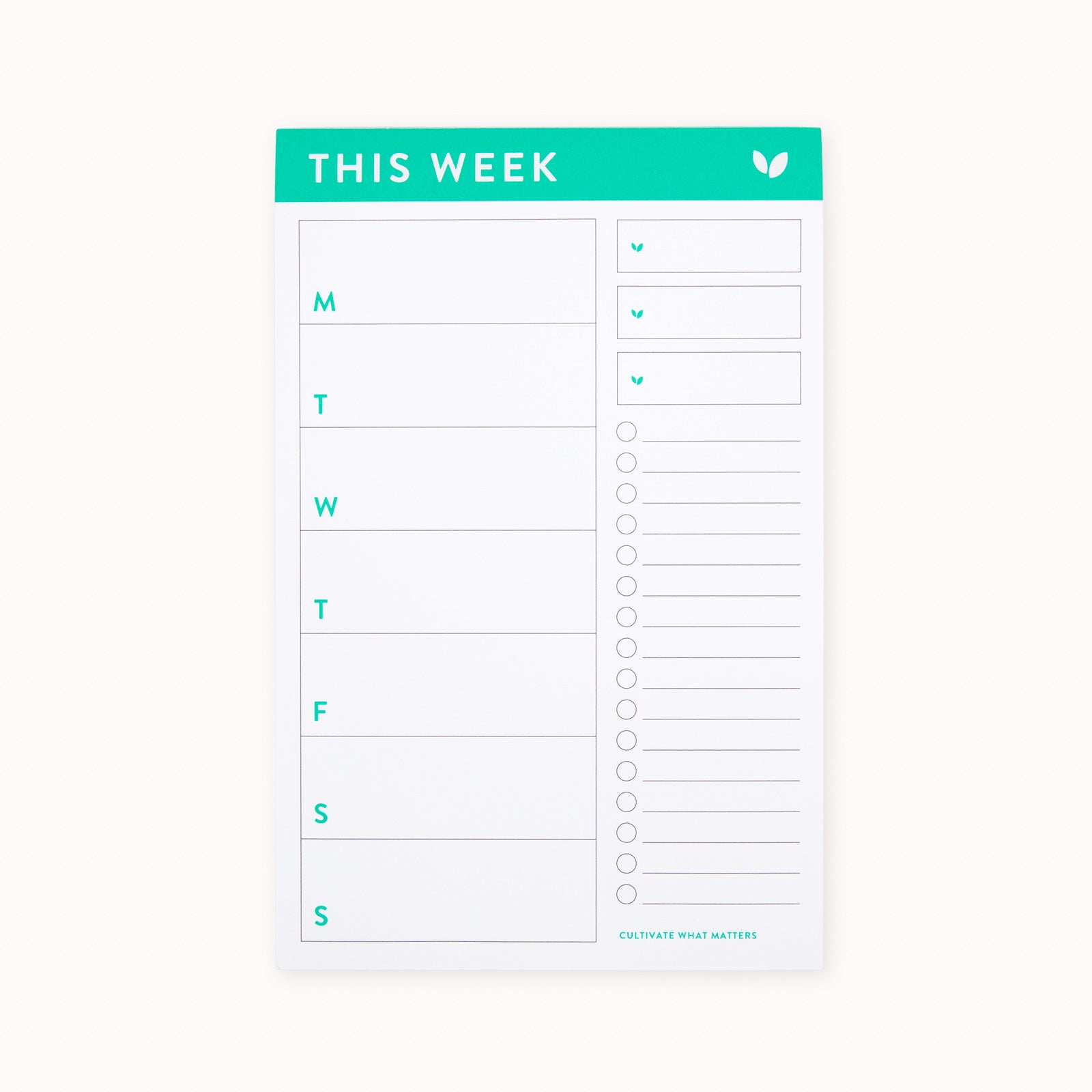  Weekly Sticky Notepad by Cultivate Cultivate Perfumarie