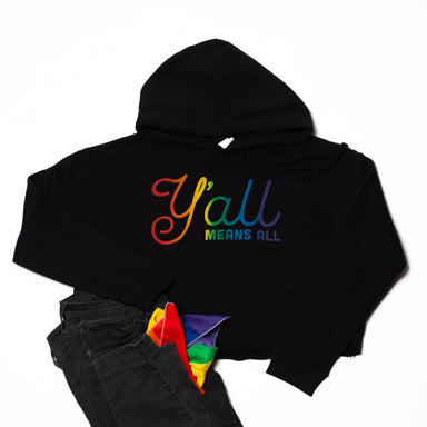  Yall Means All Crop Hoodie by Music City Creative Music City Creative Perfumarie
