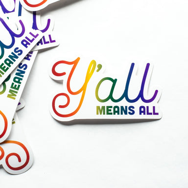  Yall Means All Sticker by Music City Creative Music City Creative Perfumarie