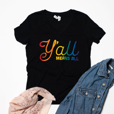  Y'all Means All V Neck by Music City Creative Music City Creative Perfumarie