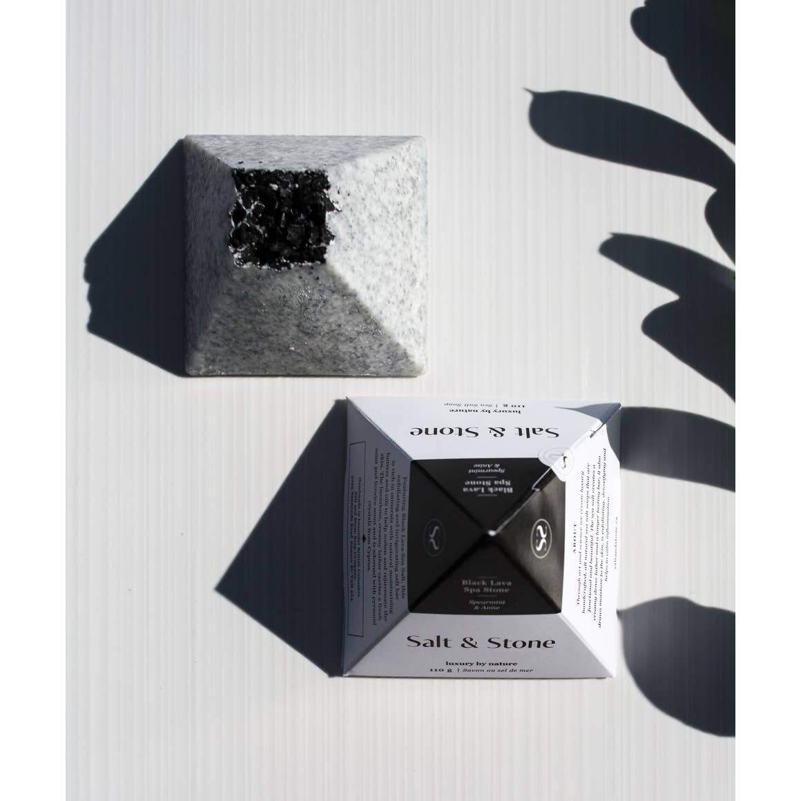  Black Lava Spa Stone Salt & Stone Perfumarie
