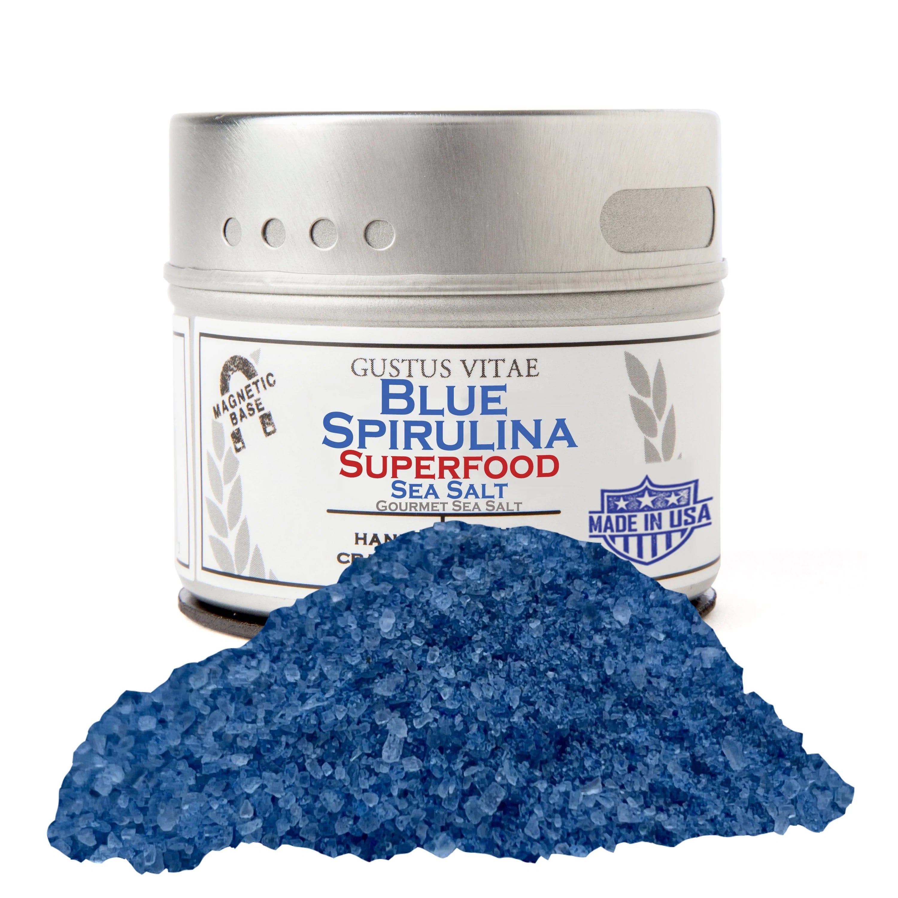  Blue Spirulina Superfood Sea Salt by Gustus Vitae Gustus Vitae Perfumarie