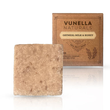  Oatmeal Milk & Honey Sea Salt Soap - SALE! by Vunella Vunella Perfumarie