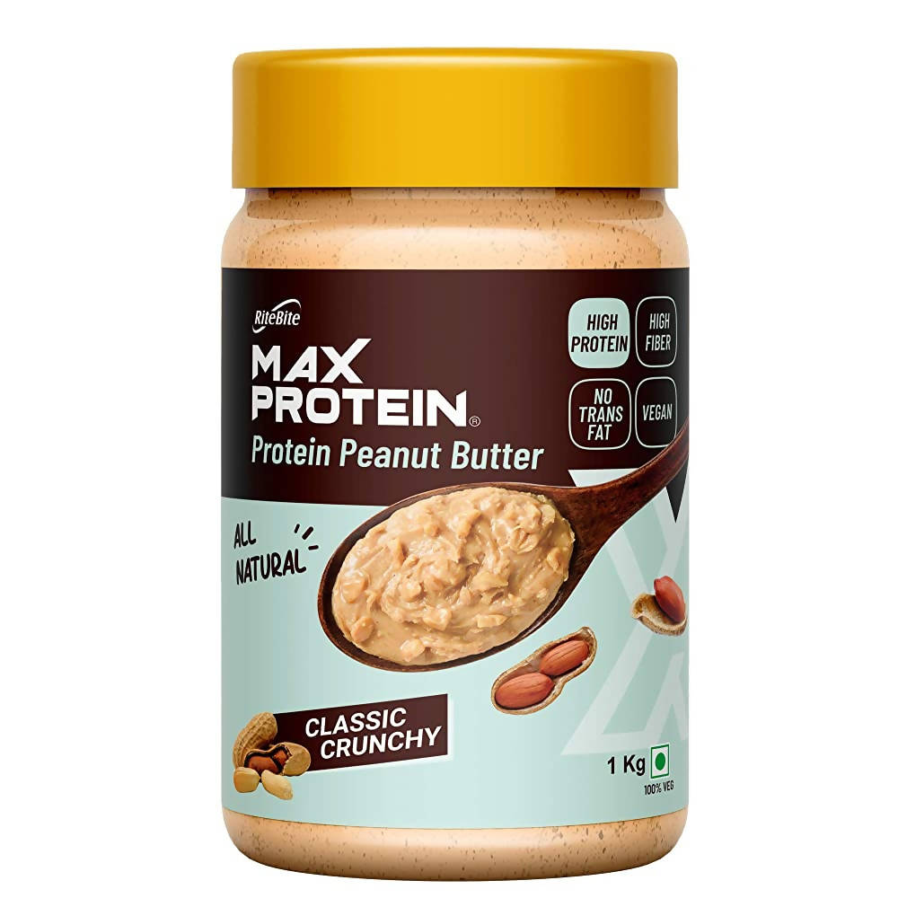  RiteBite Max Protein Classic Crunchy Peanut Butter by Distacart Distacart Perfumarie