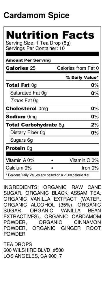  Chai Spice Tea Tea Drops Perfumarie
