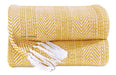  Cotton Hand Woven Herringbone Throw Blankets Inspired Atelier Perfumarie