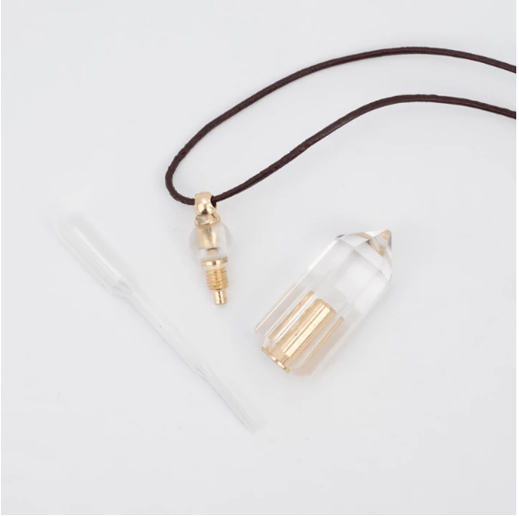  Crystal Vial Aromatherapy Diffuser Necklace Perfumarie Perfumarie