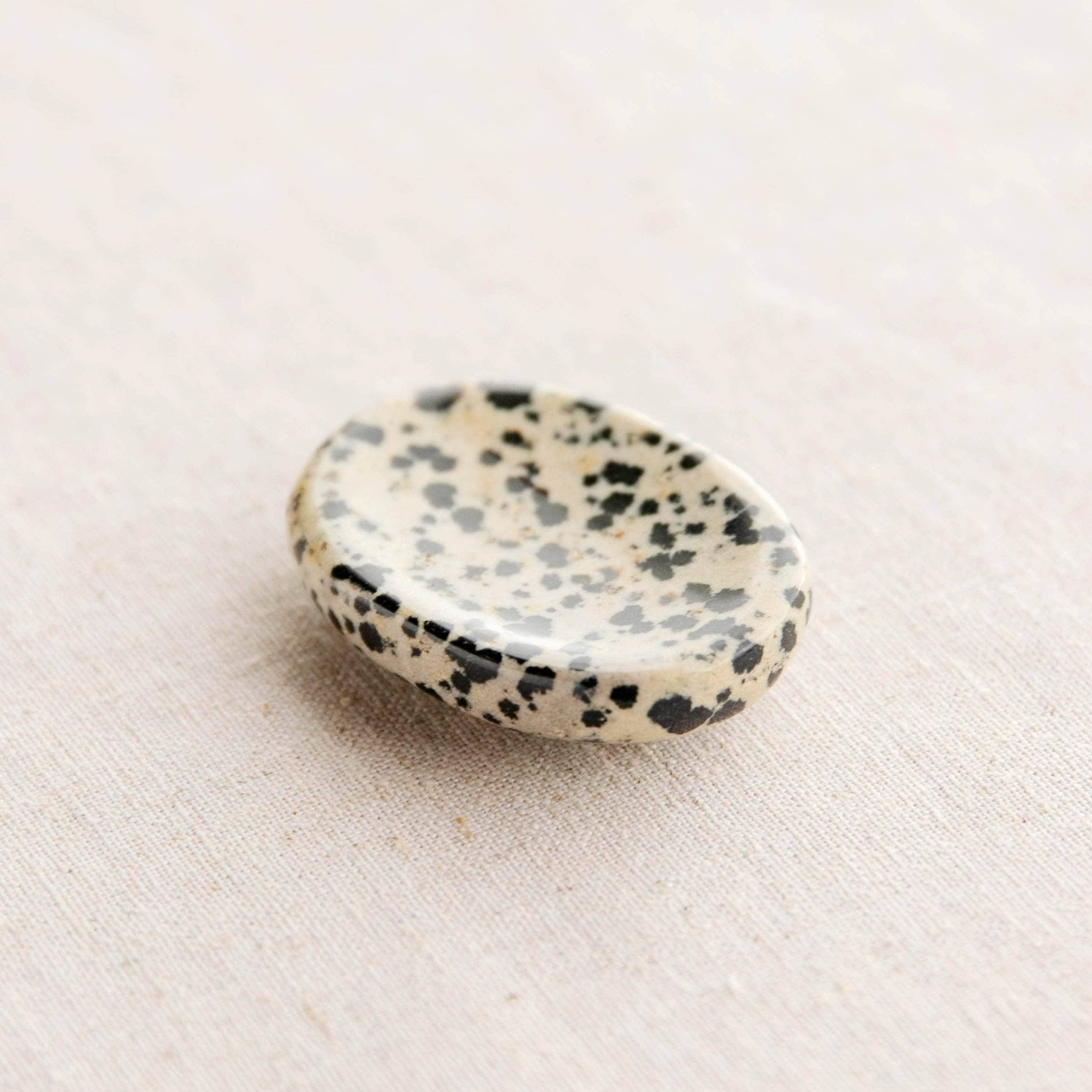  Dalmatian Jasper Worry Stone by Tiny Rituals Tiny Rituals Perfumarie