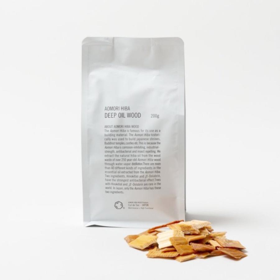  Deep Oil Aomori Hiba Wood Chips 200g Cul de Sac Perfumarie