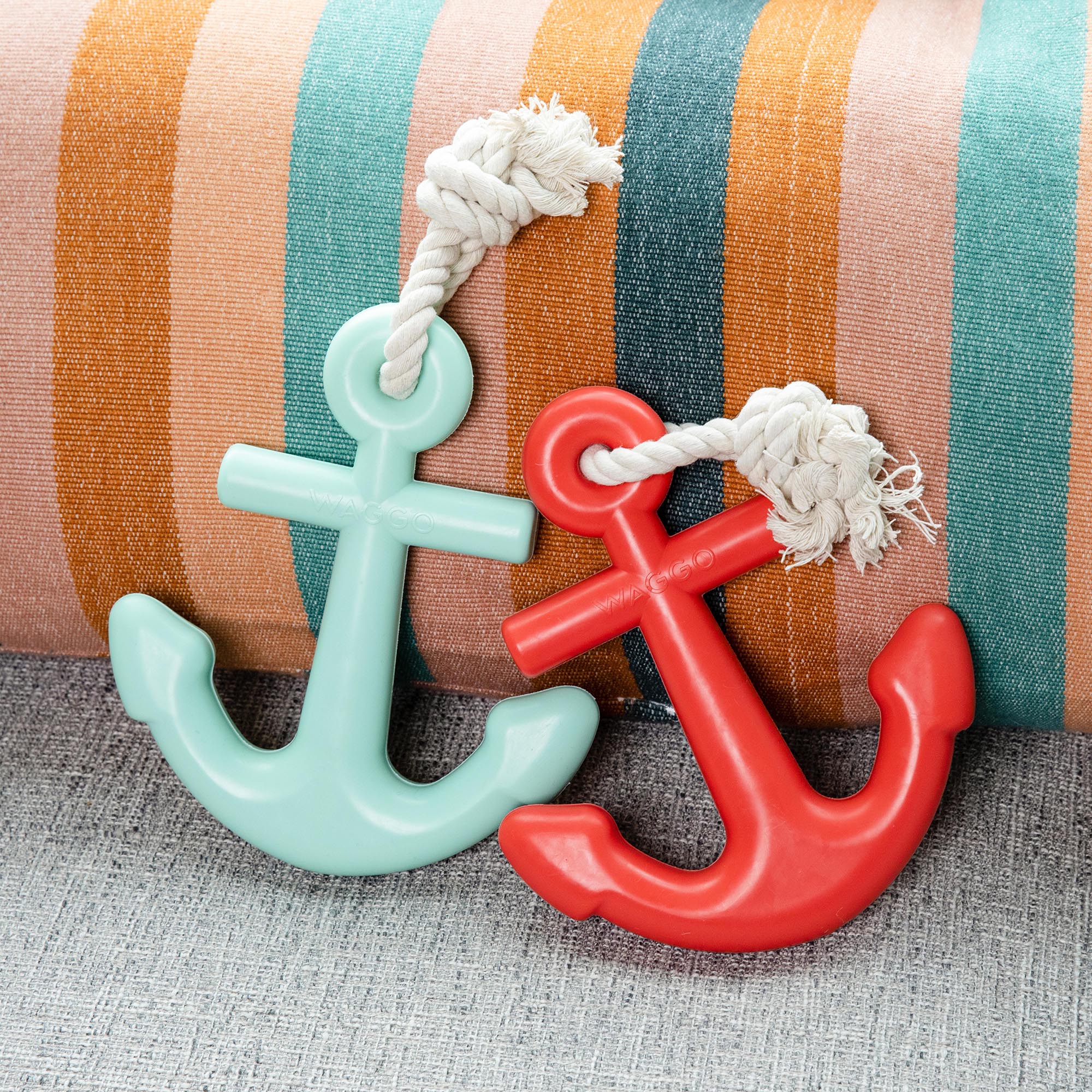  Anchors Aweigh Rubber Dog Toy Waggo Perfumarie