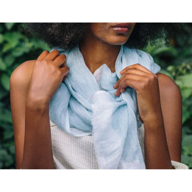  Gauze Linen Two Tone Scarf by SLATE + SALT SLATE + SALT Perfumarie