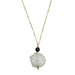  Solar Quartz Lava Necklace by SLATE + SALT SLATE + SALT Perfumarie