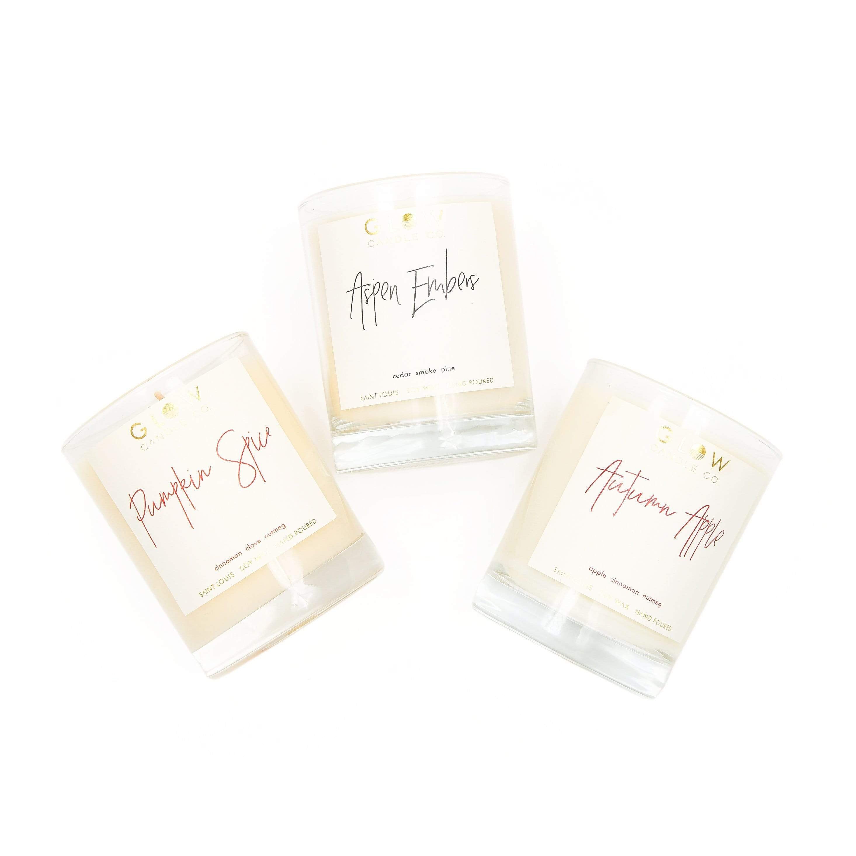  Fall Bundle Candle Glow Candle Company Perfumarie