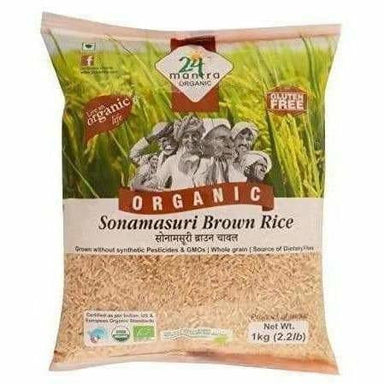  24 Mantra Organic Brown Sona Masoori Rice by Distacart Distacart Perfumarie