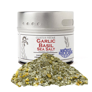  Garlic Basil Sea Salt by Gustus Vitae Gustus Vitae Perfumarie