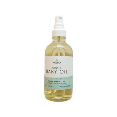  Gentle Baby Oil: Natural massage oil that relaxes your baby and gently nourishes skin. 4oz glass bottle by NOLEO NOLEO Perfumarie