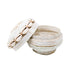  Gili Shell Bowl with Lid - White by POPPY + SAGE POPPY + SAGE Perfumarie