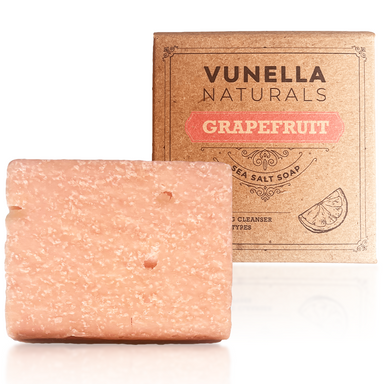  Grapefruit Sea Salt Soap - SALE! by Vunella Vunella Perfumarie