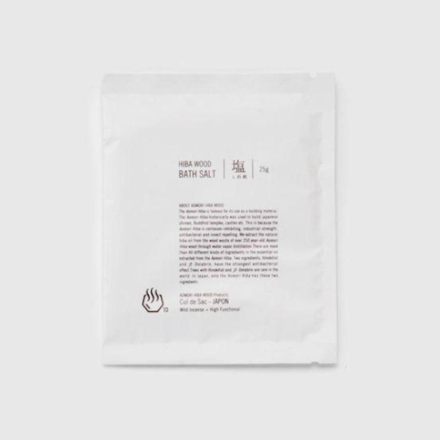  Hiba Wood Bath Salt 25g Sachet Cul de Sac Perfumarie