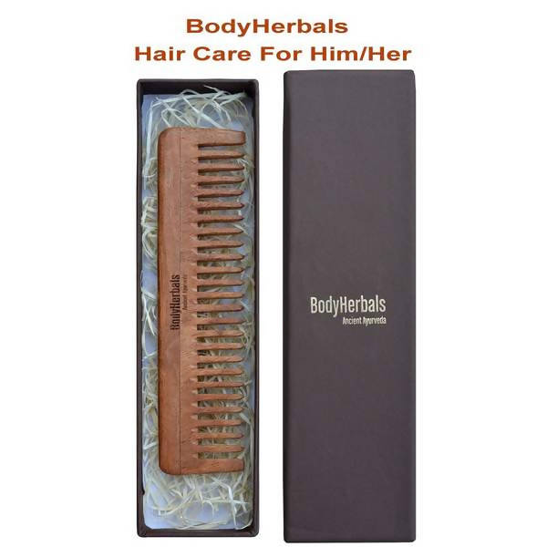  Bodyherbals Neem Wood Wide Tooth Dressing Comb by Distacart Distacart Perfumarie
